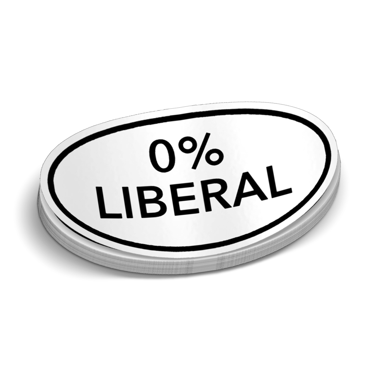 0% Liberal Decal - Armed American Supply