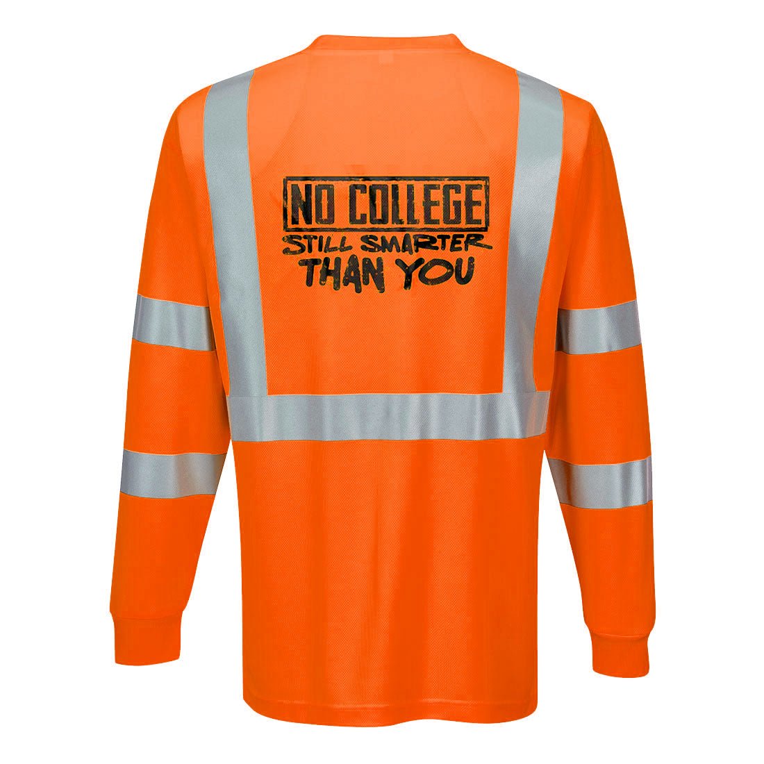 No College Still Smarter - Reflective Long Sleeve - Armed American Supply