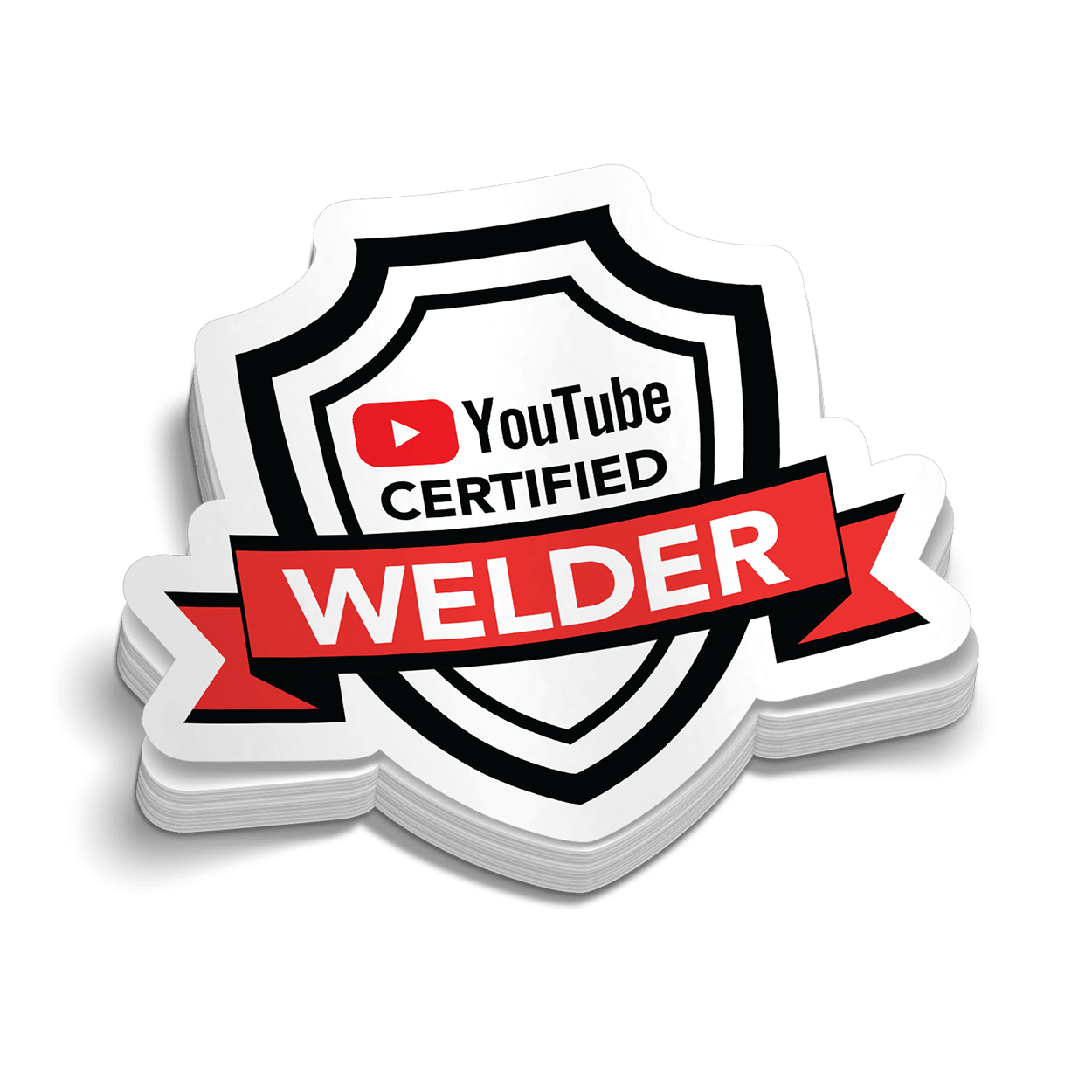 YT Welder Hard Hat Decal - Armed American Supply