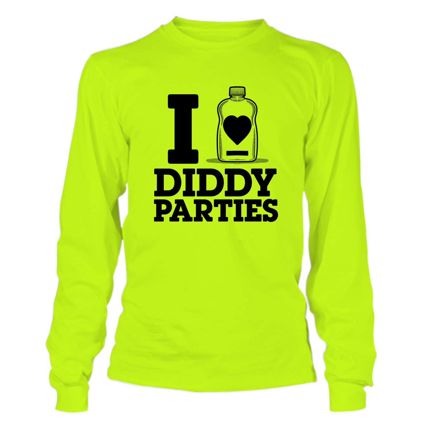 I Love Did*y Parties - Hi-Vis Long Sleeve