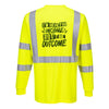 Here for the income - reflective long sleeve