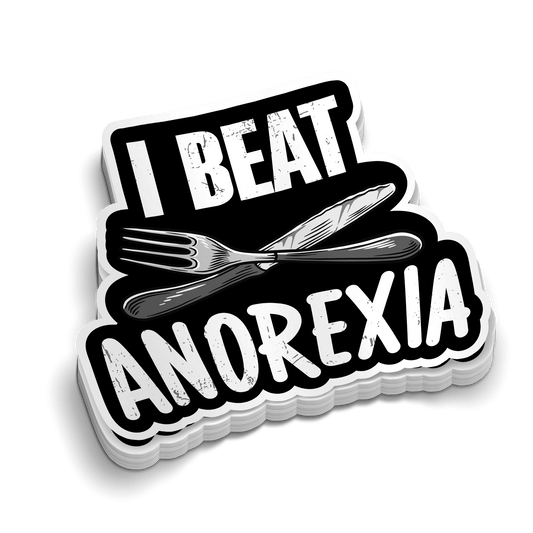 Beat Anorexia Hard Hat Decal - Armed American Supply