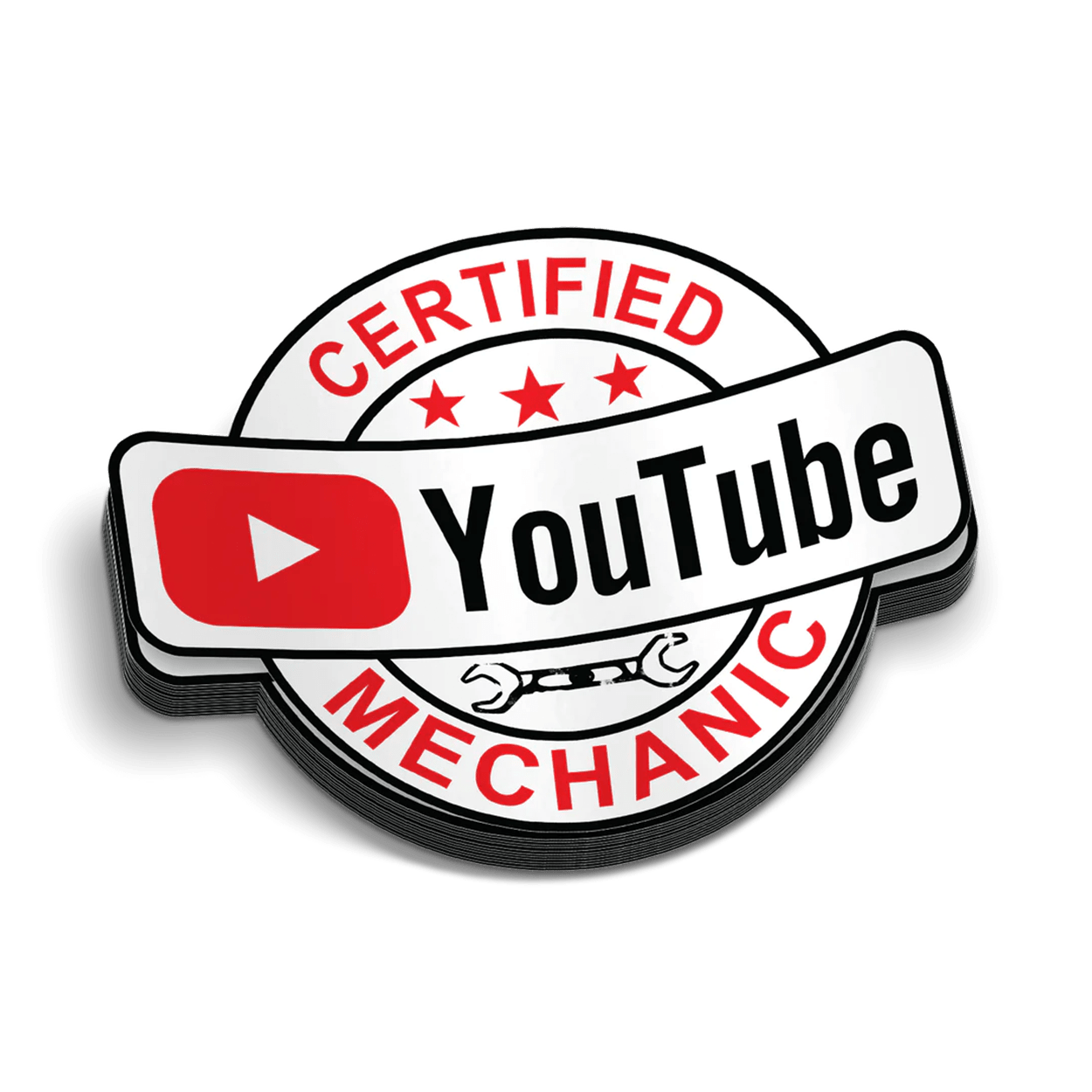 YT Mechanic Hard Hat Decal - Armed American Supply