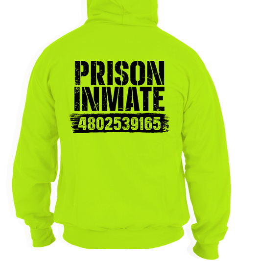 Prison Inmate - Safety Hi - Vis Hoodie Workwear - Armed American Supply