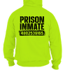 Prison inmate - safety hi-vis hoodie workwear