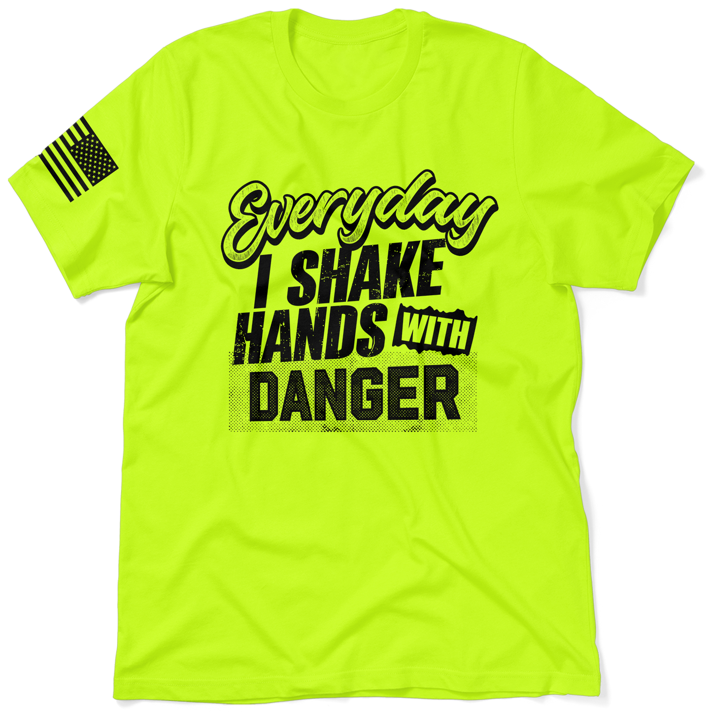 Shake Hands With Danger - Hi-Vis T-Shirt
