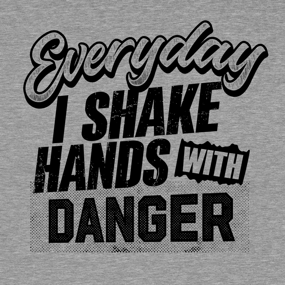 Shake Hands With Danger - Hi Vis Long Sleeve