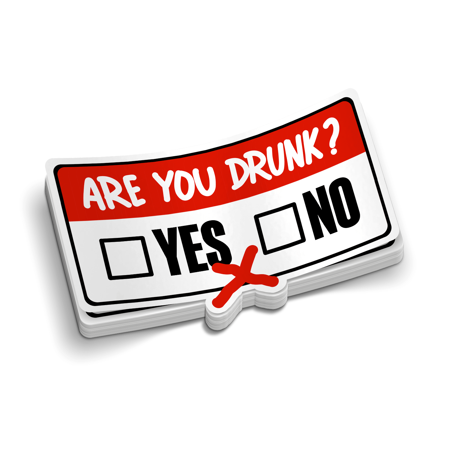 Are You Drunk? Hard Hat Decal - Armed American Supply