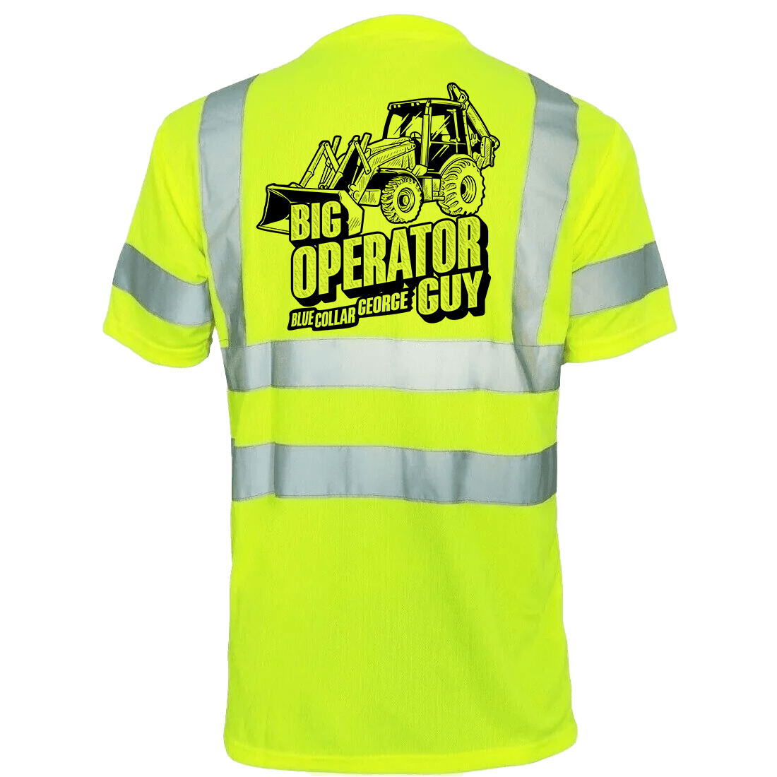 Blue Collar George Big Operator - Reflective Safety T-Shirt - Armed American Supply