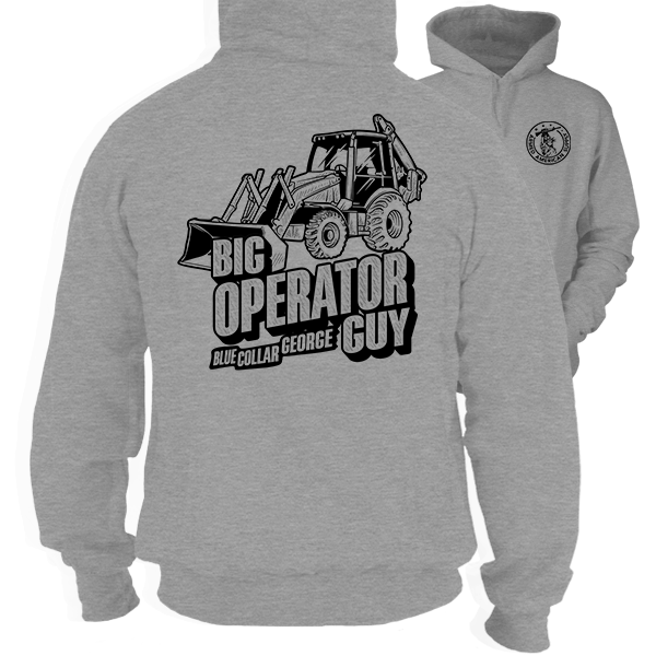 Blue Collar George - Big Operator - Safety Hi - Vis Hoodie - Armed American Supply