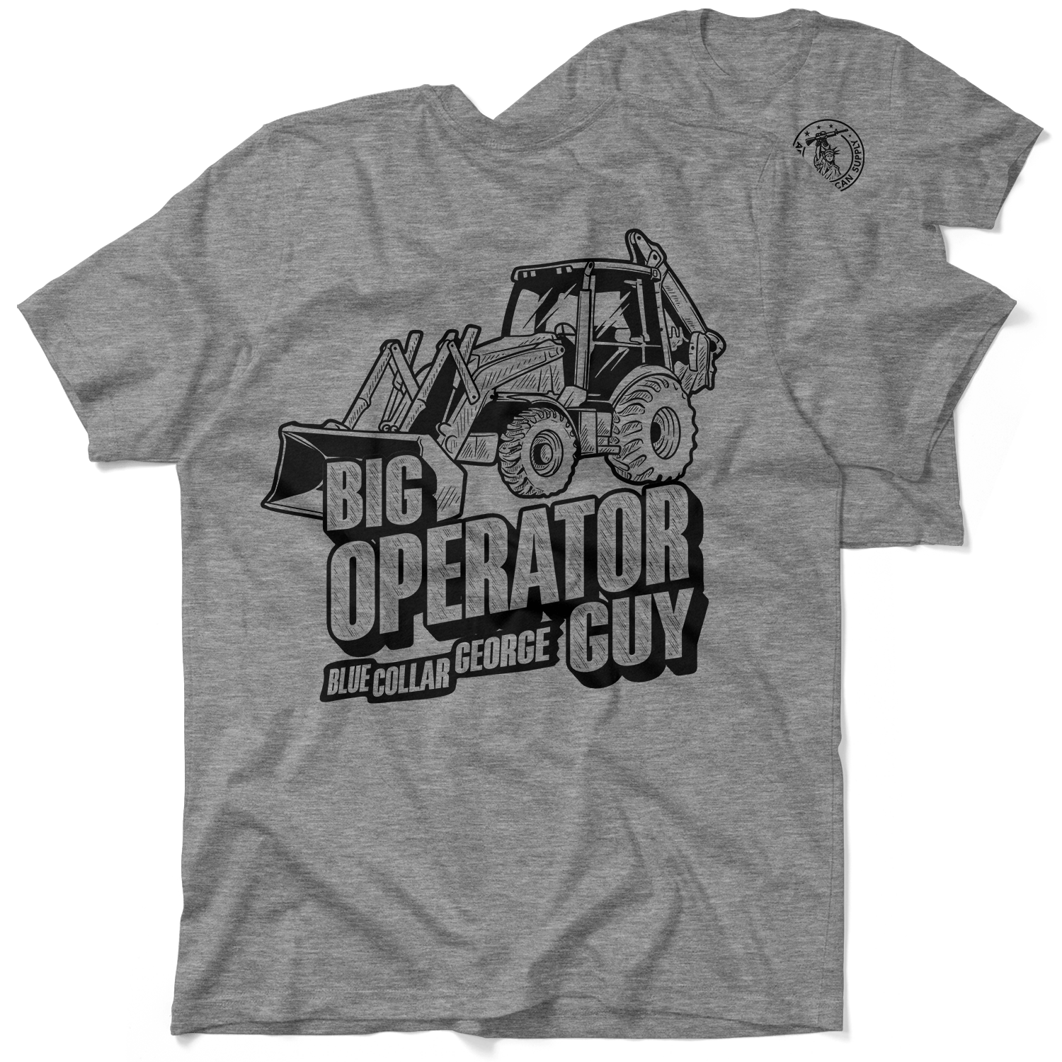 Blue Collar George Big Operator - Safety T-Shirt - Armed American Supply