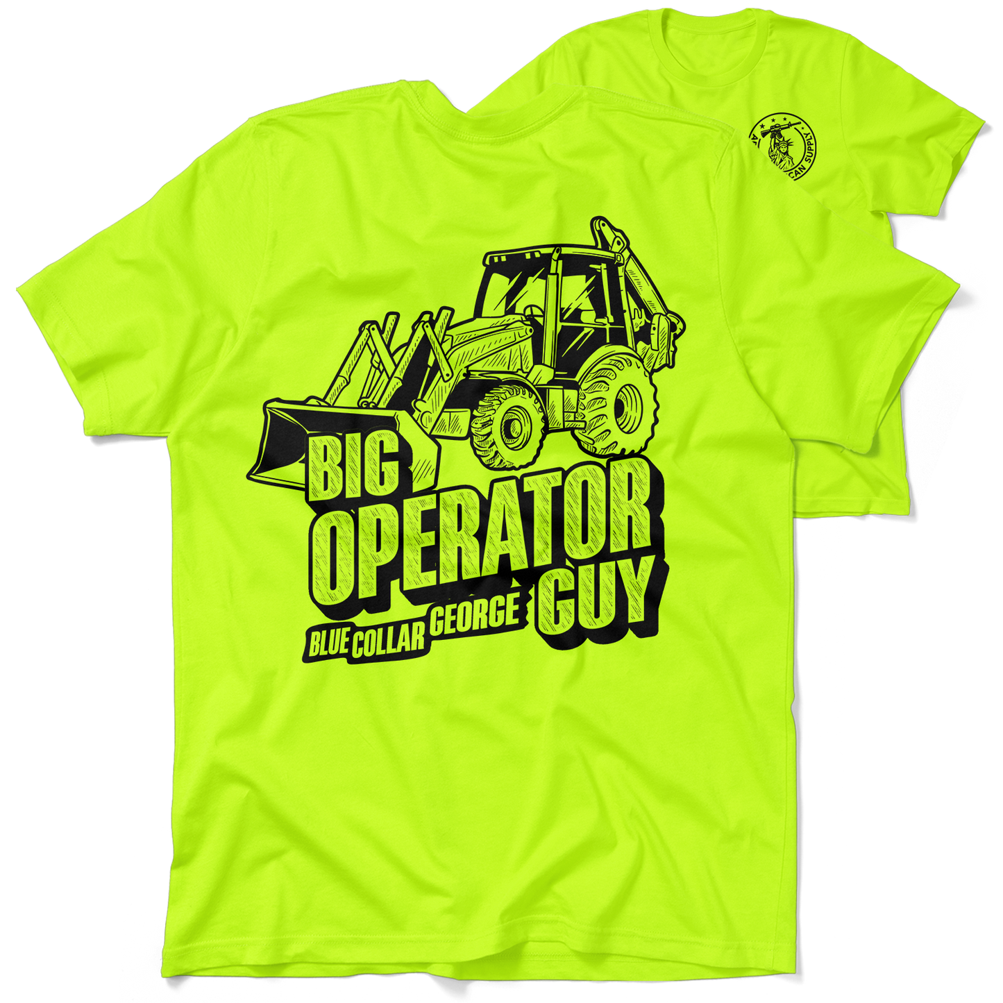 Blue Collar George Big Operator - Safety T-Shirt