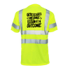 Here for the income - reflective safety t-shirt