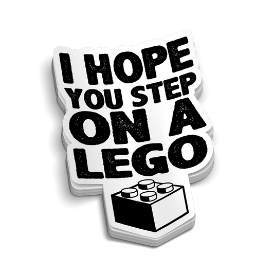 Step On A Lego Hard Hat Decal - Armed American Supply