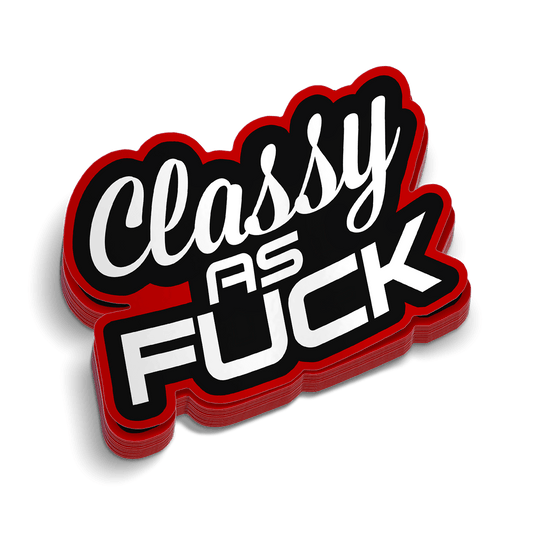 Classy AF Hard Hat Decal - Armed American Supply