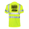 Exhausted - reflective safety t-shirt