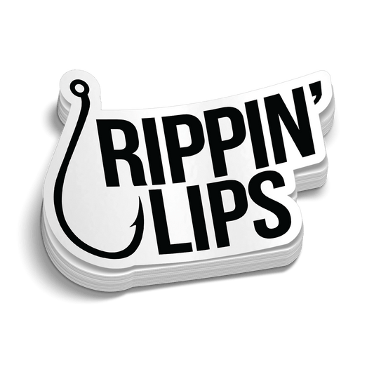 Rippin' Lips Hard Hat Decal - Armed American Supply