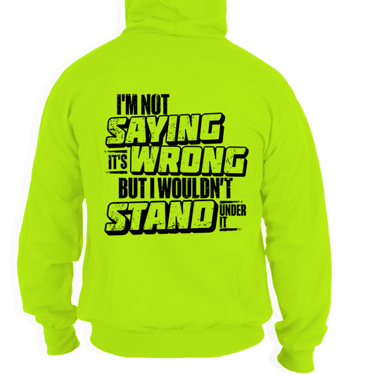 I Wouldn't Stand Under It - Hoodie - Armed American Supply