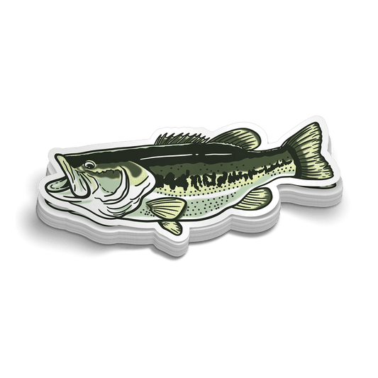 Largemouth Hard Hat Decal - Armed American Supply