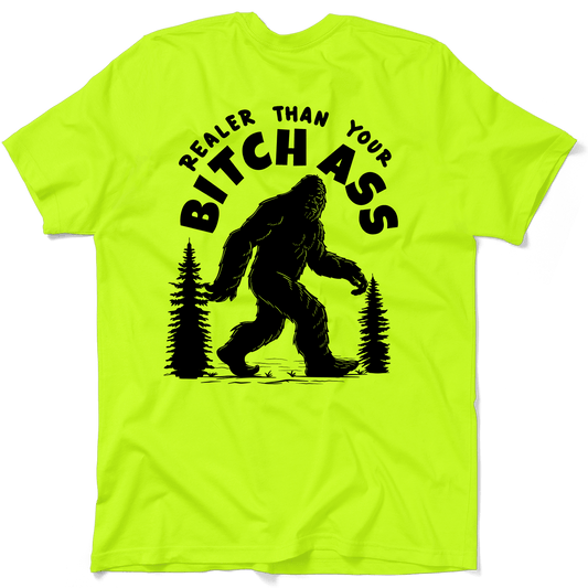 Realer Than You - Safety Yellow T-Shirt - Armed American Supply