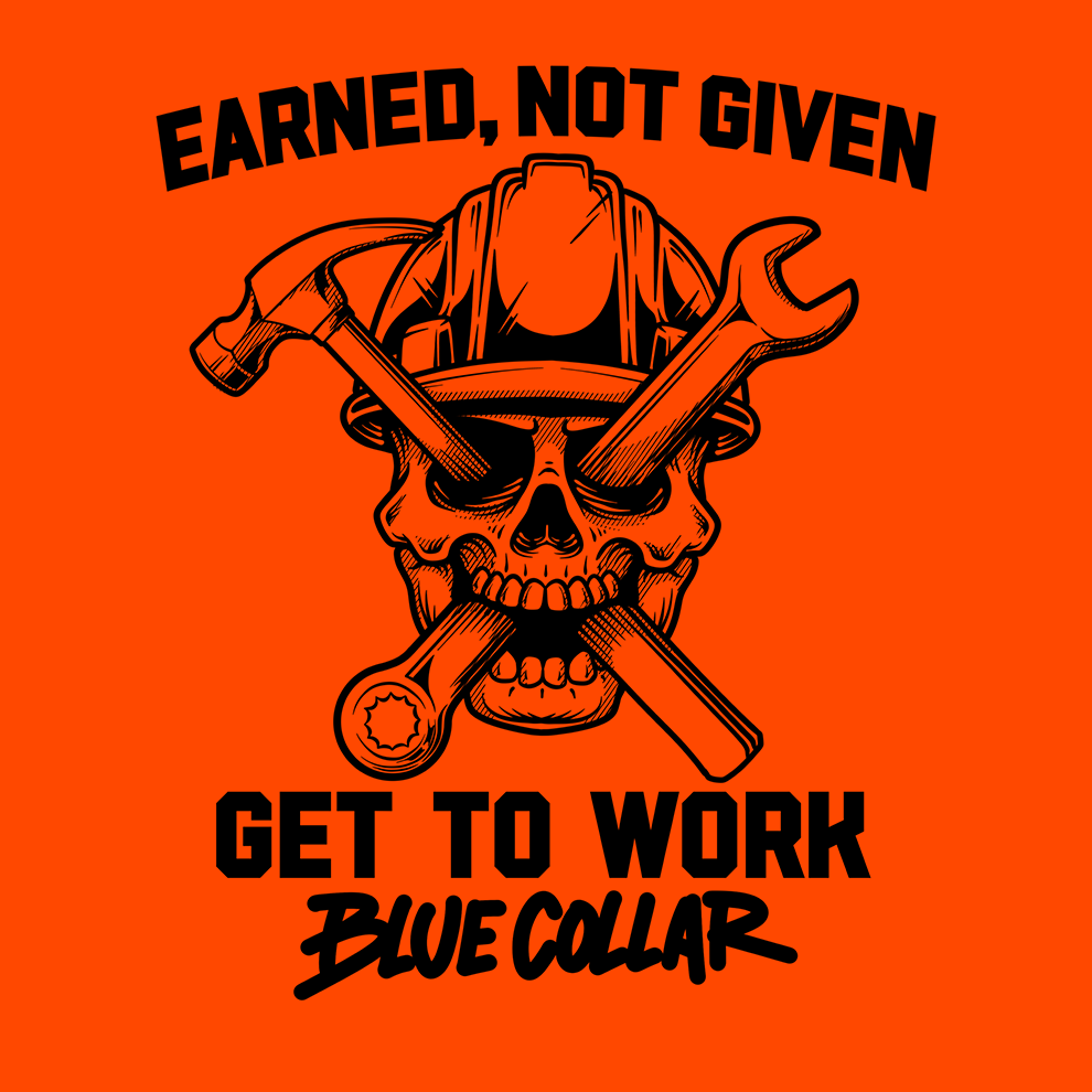 Earned Not Given - Hi Vis Hoodie - Armed American Supply