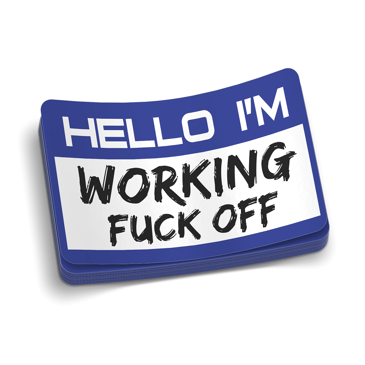 Hello Hard Hat Decal - Armed American Supply