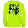 Sorry if i looked interested - hi vis long sleeve