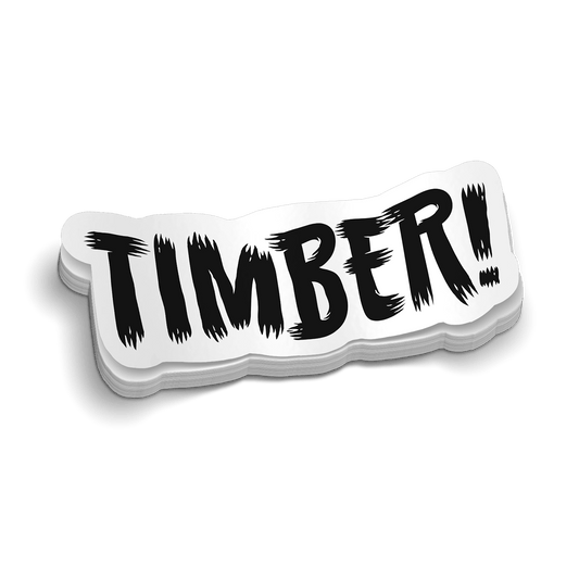 Timber Hard Hat Decal - Armed American Supply