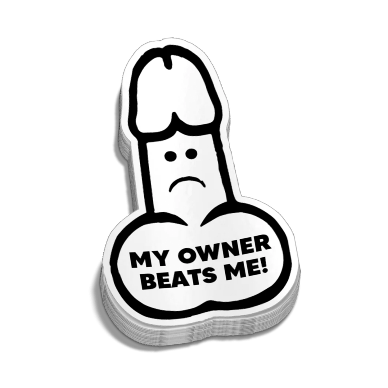Beats Me Hard Hat Decal - Armed American Supply