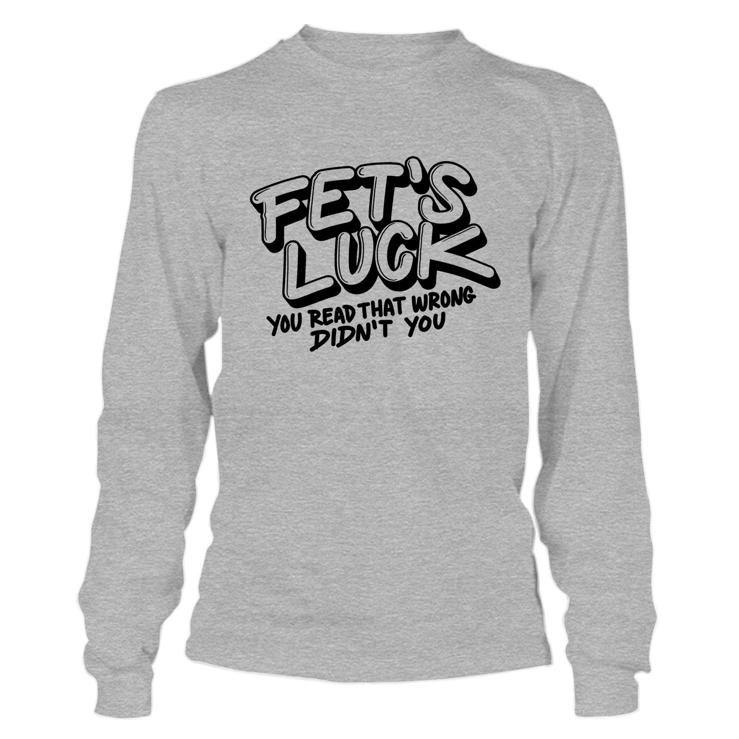 Fets Luck - Long Sleeve Safety Hi-Vis T-Shirt