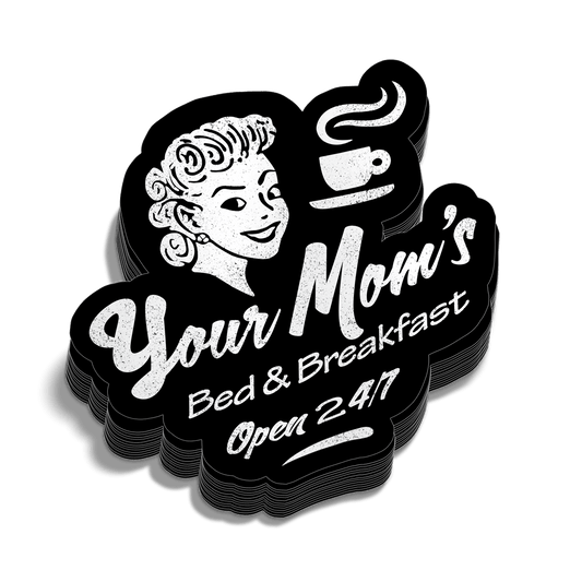 Your Mom Hard Hat Decal - Armed American Supply