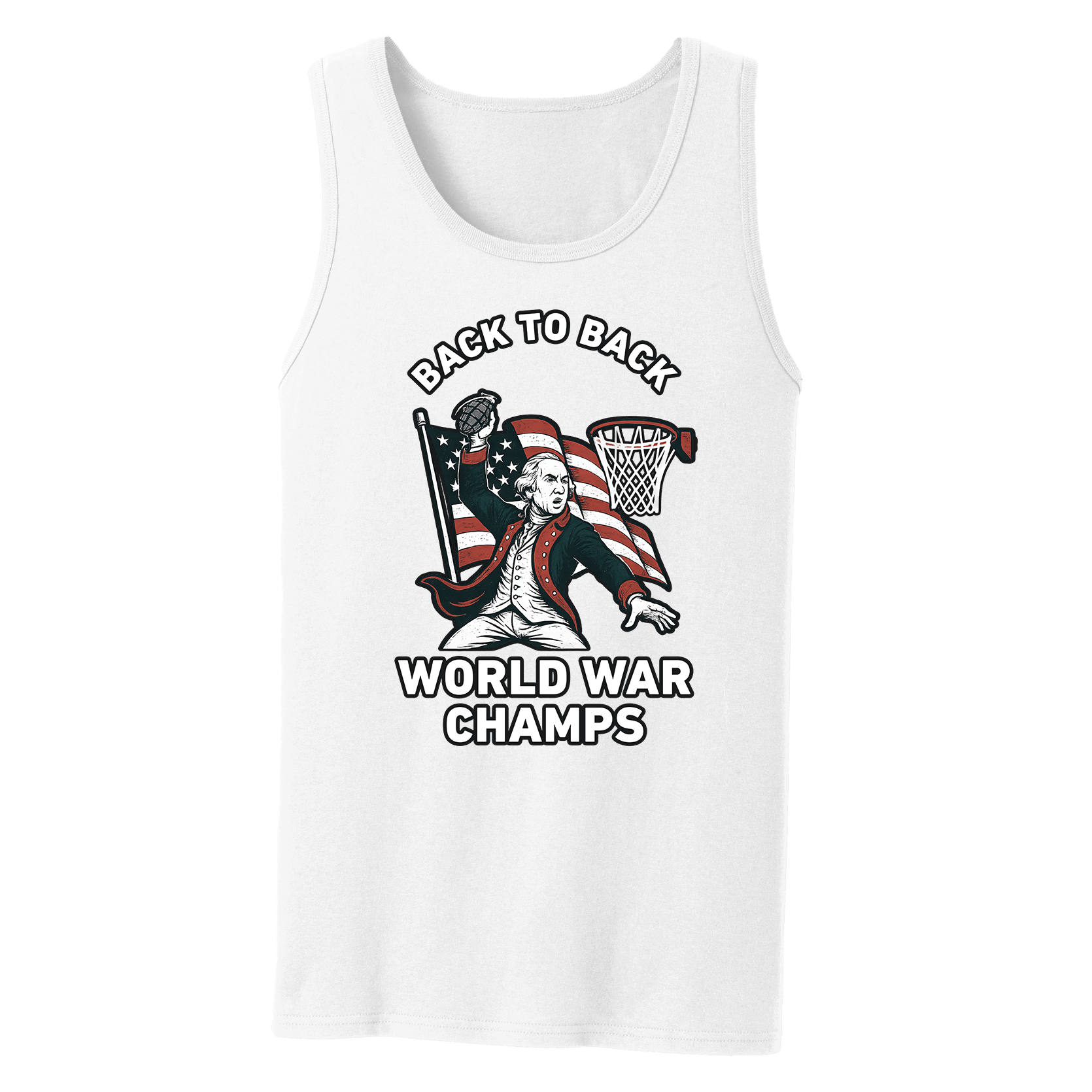 Back 2 Back World Champs - Full Color Summer Tank Top - Armed American Supply