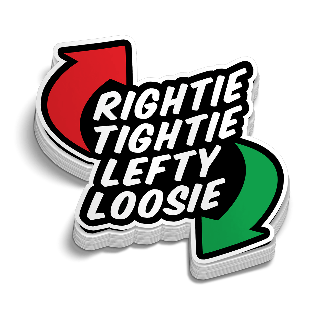 Rightie Tightie Hard Hat Decal - Armed American Supply