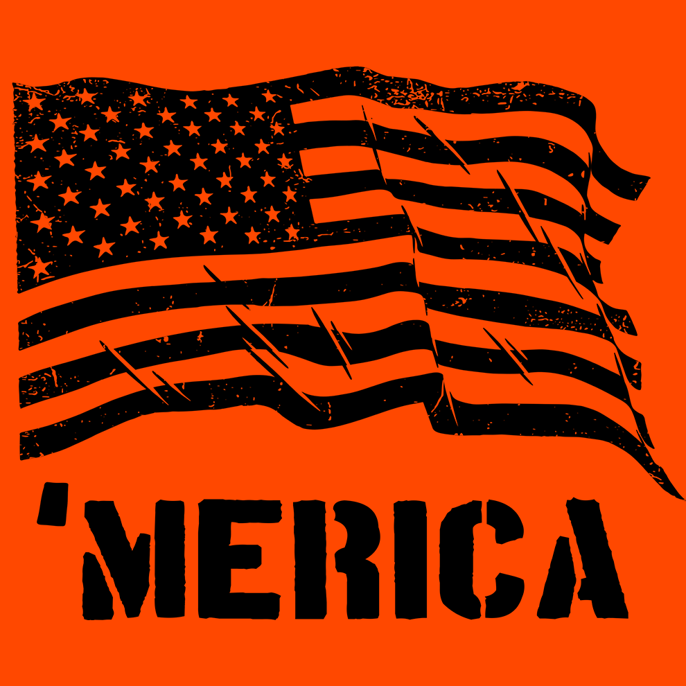 Merica - Hi Vis Hoodie