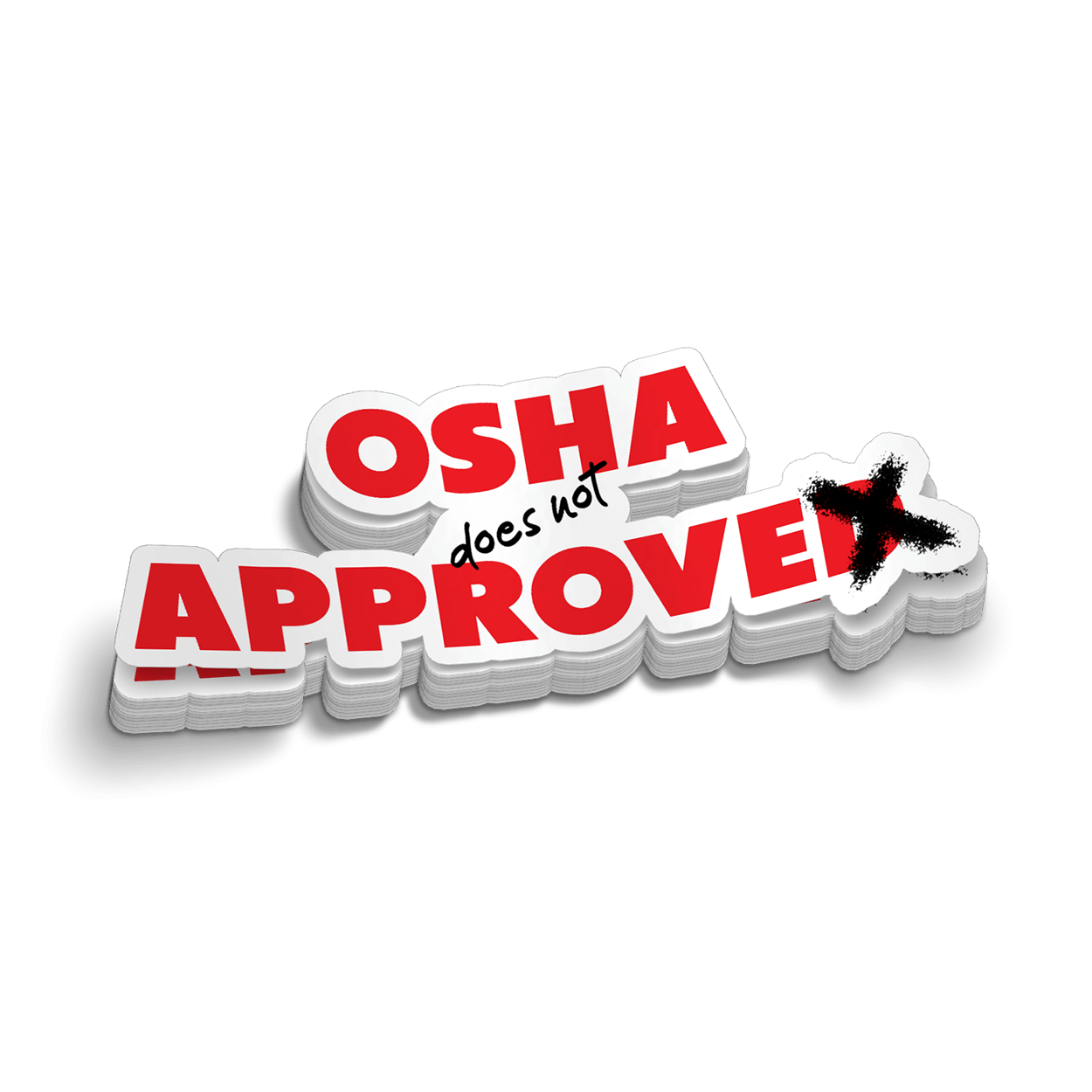 OSHA Hard Hat Decal - Armed American Supply