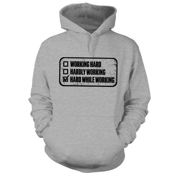 Working Hard - Safety Yellow Hoodie - Armed American Supply