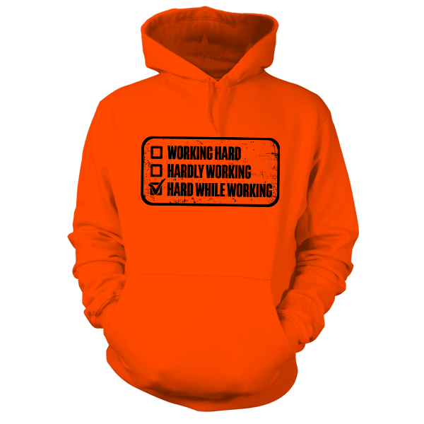 Working Hard - Safety Yellow Hoodie - Armed American Supply