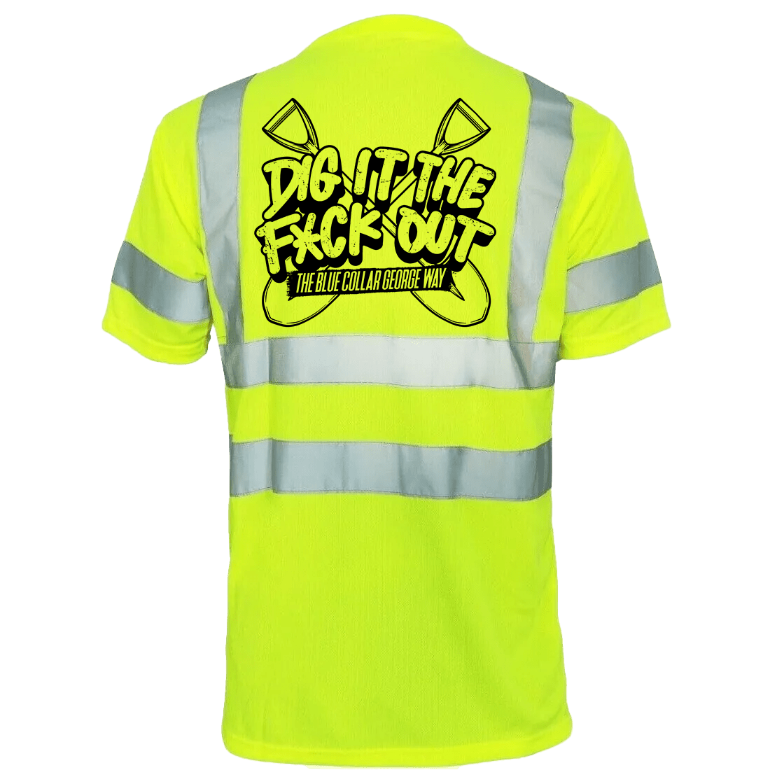 Blue Collar George Dig It - Reflective Safety T-Shirt - Armed American Supply