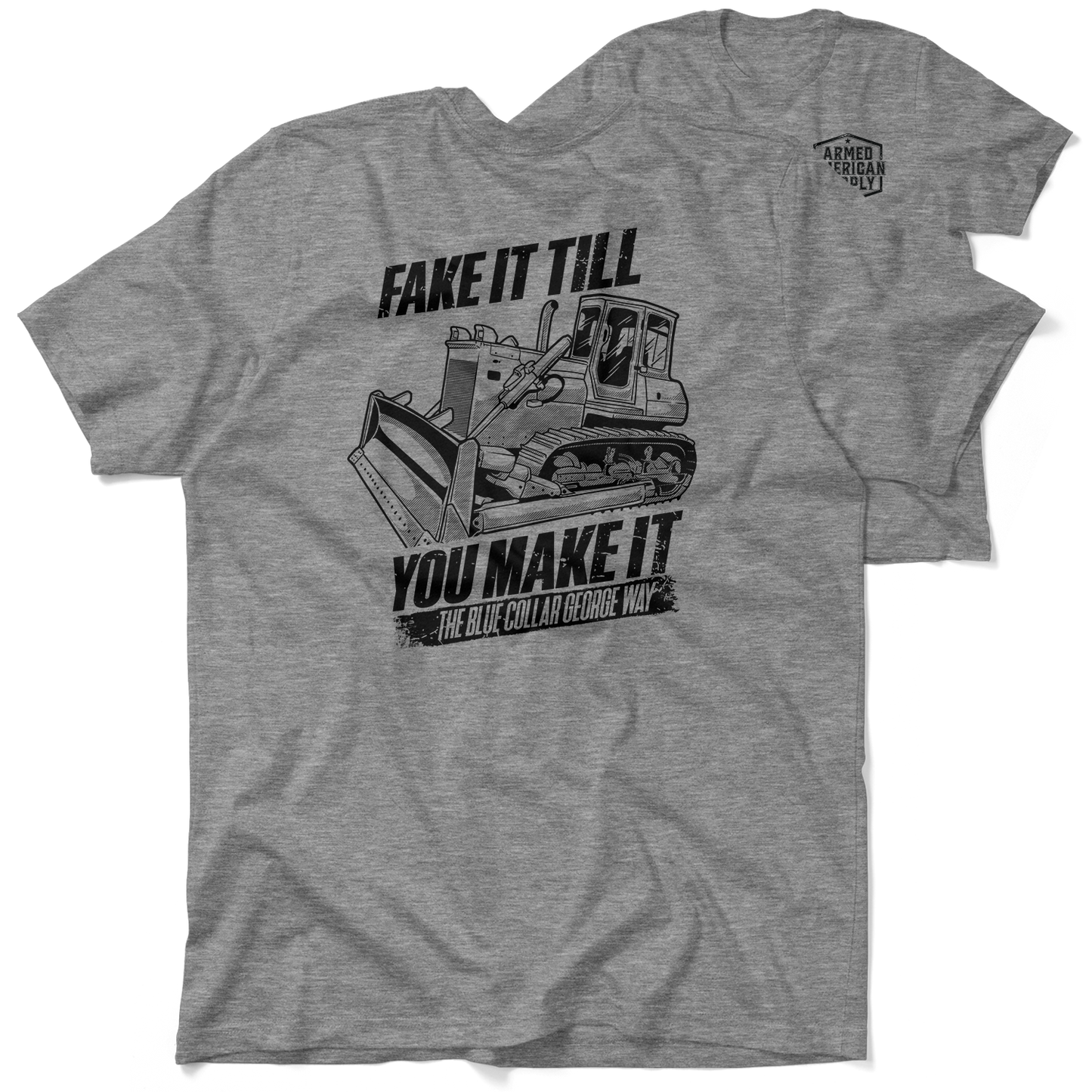Blue Collar George Fake It - Safety T-Shirt
