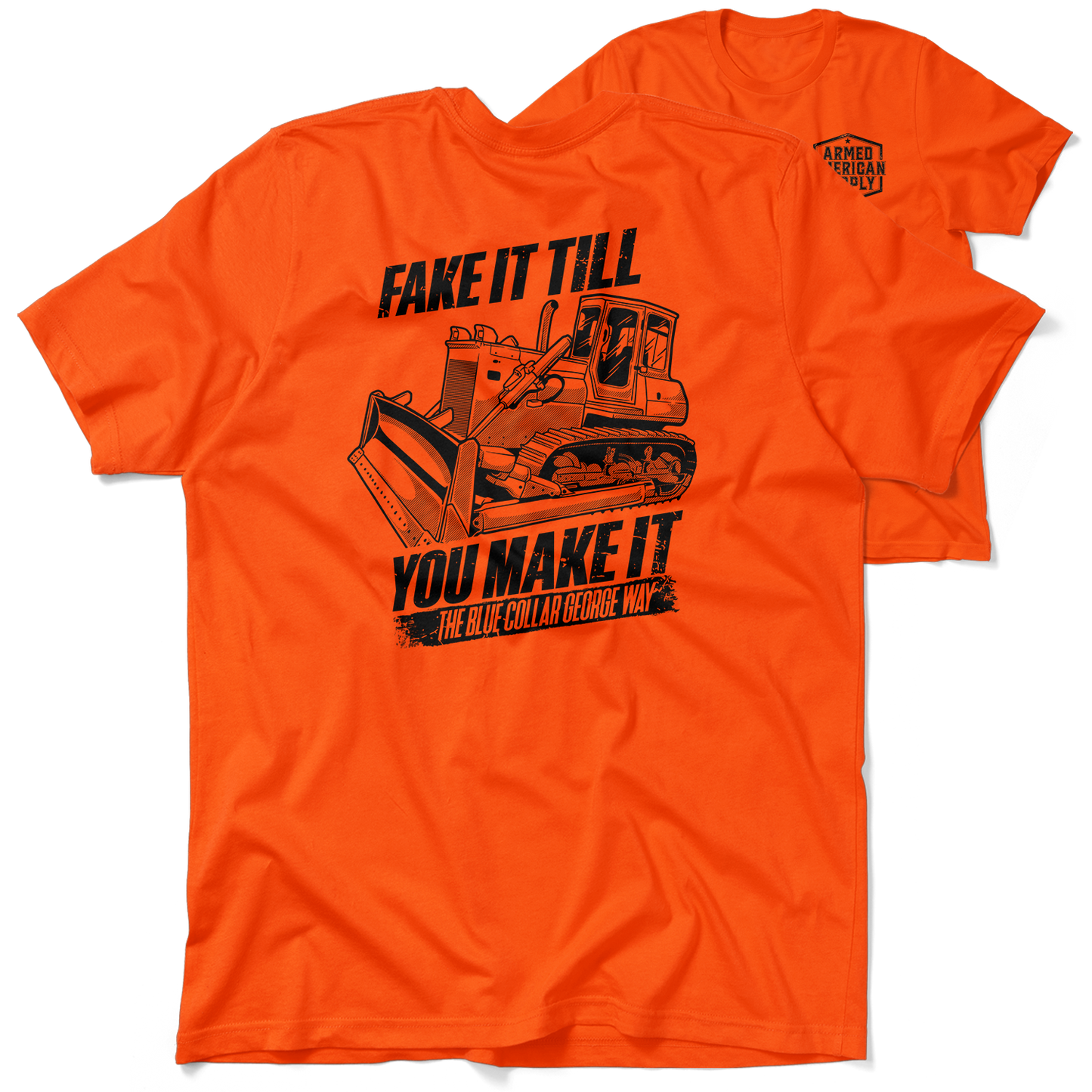 Blue Collar George Fake It - Safety T-Shirt