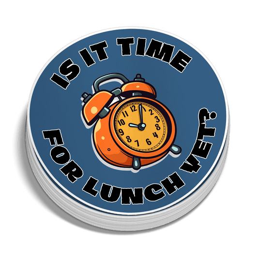 Lunch Time - Hard Hat Decal - Armed American Supply