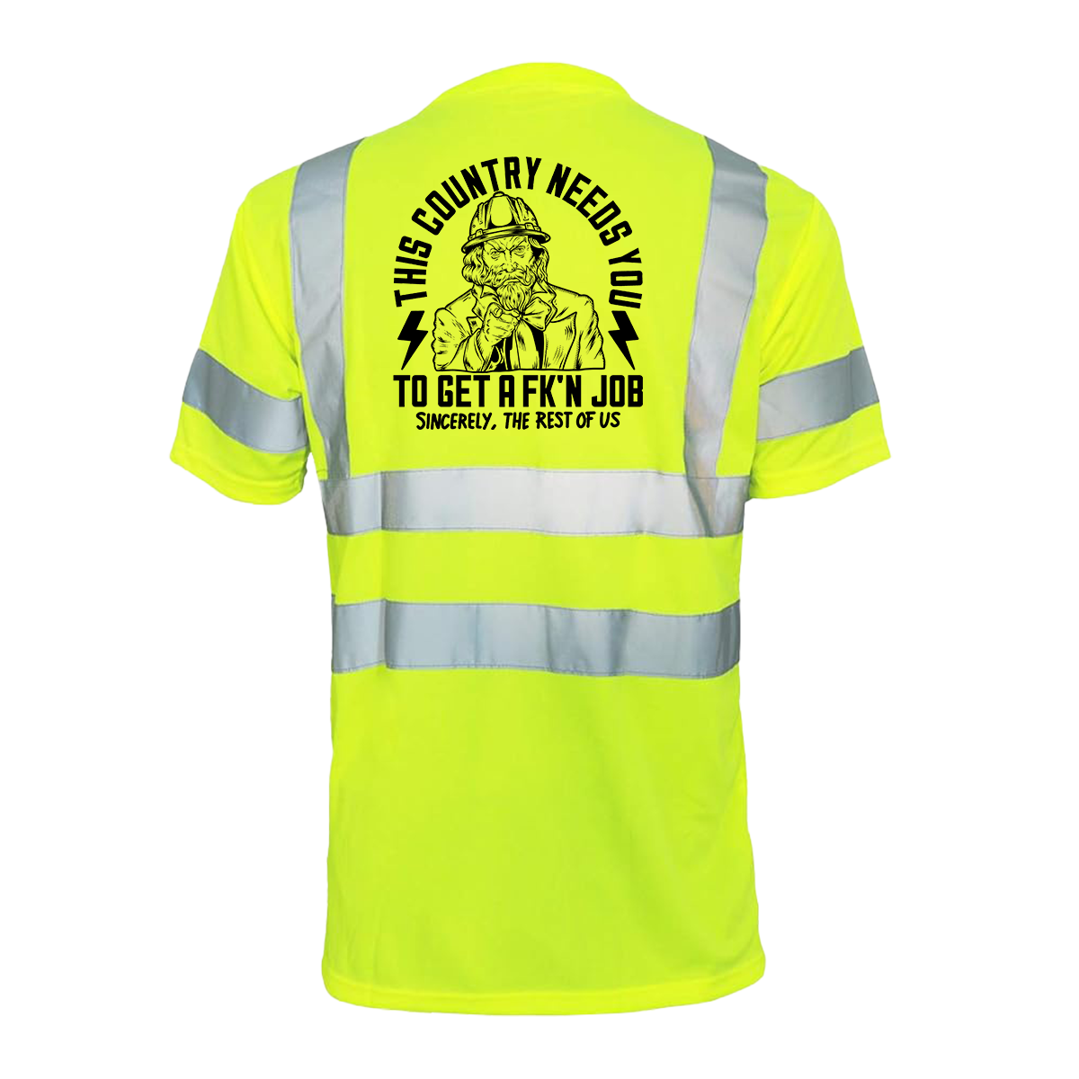 Your Country Needs You - Reflective Safety T-Shirt