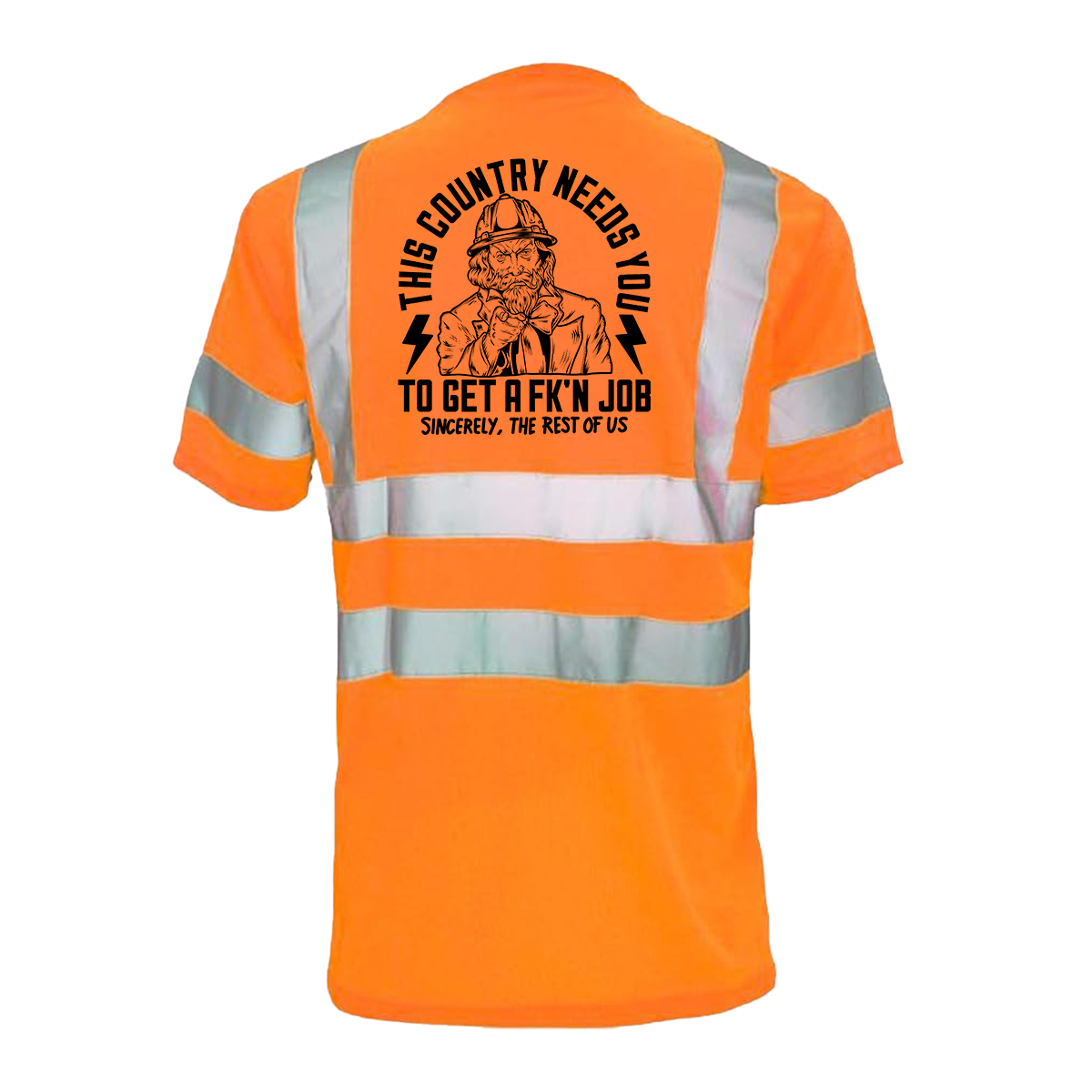 Your Country Needs You - Reflective Safety T-Shirt