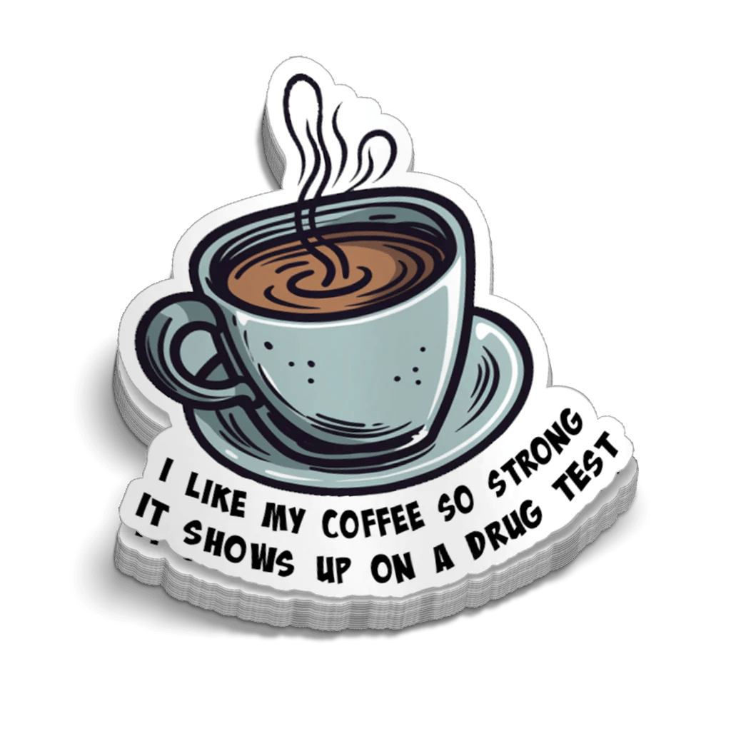 Strong Coffee - Hard Hat Decal - Armed American Supply