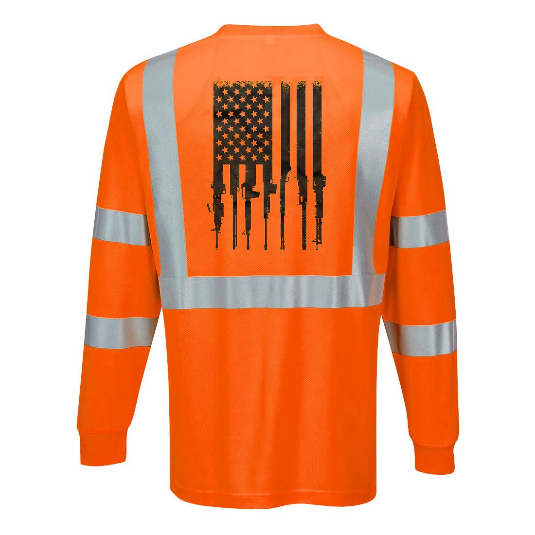 Rifle Flag - Reflective Long Sleeve - Armed American Supply