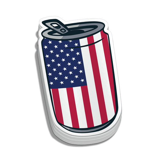 USA Can Hard Hat Decal - Armed American Supply