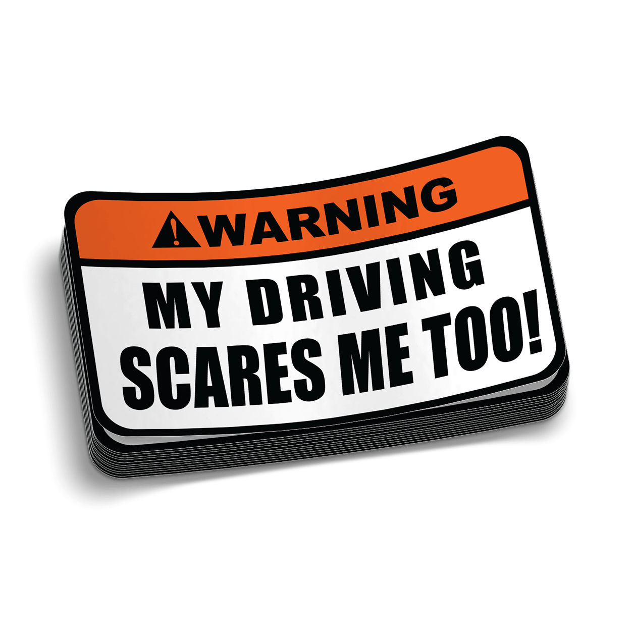 Driving Warning Decal - Armed American Supply