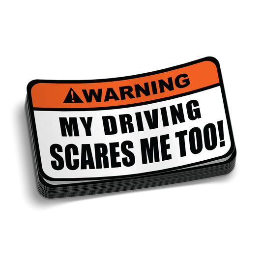 Driving Warning Decal - Armed American Supply