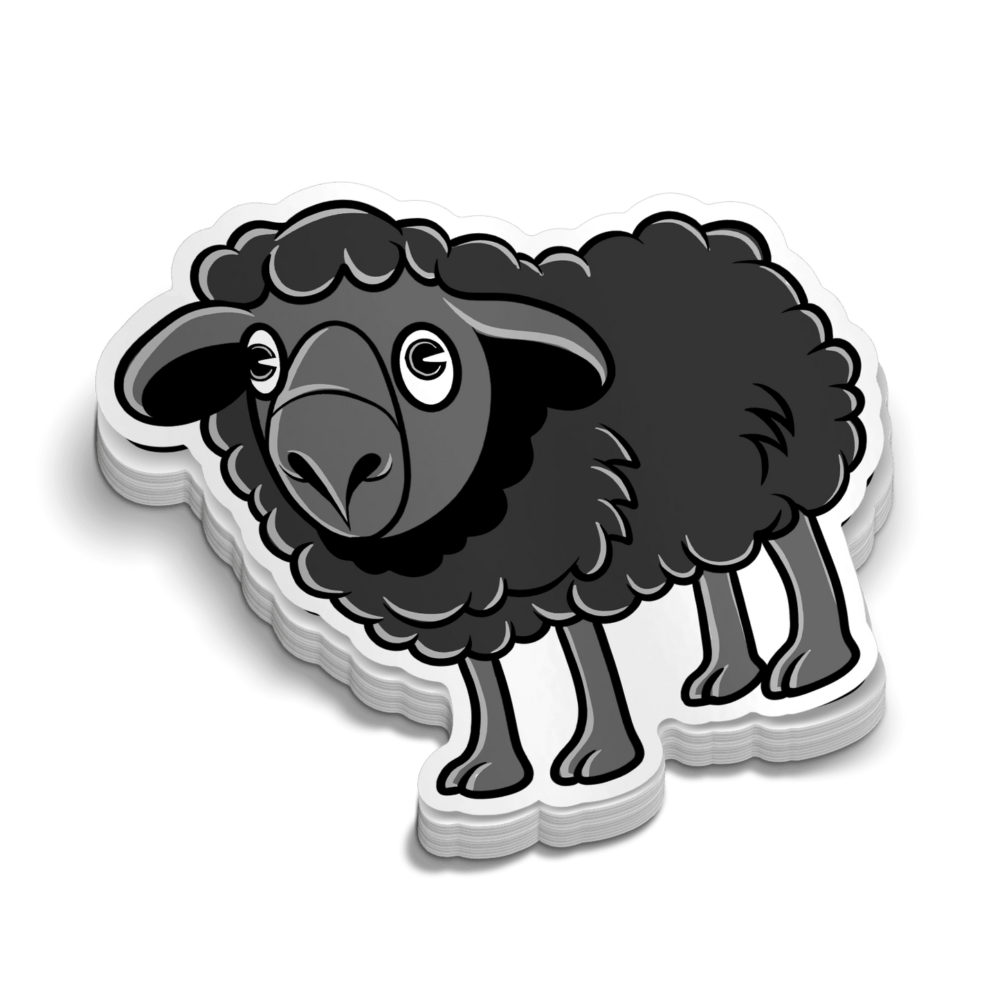 Black Sheep - Hard Hat Decal - Armed American Supply