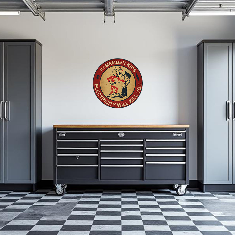 Remember Kids Garage Wall Decal